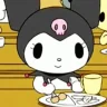 KuromiEating emote