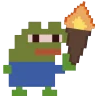 pepeTorch emote