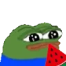 peepoWatermelon emote