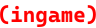 (ingame)