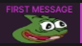 FirstMessage emote