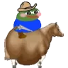 peepoSitCowboyWithABigIronOnHisHipRidingOnAHorse emote