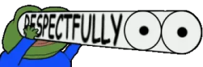 RESPECTFULLY emote
