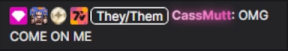 ComeOnMe emote
