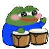 peepoSitBongo emote