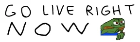 goLive emote