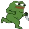 peepoRunKnife emote