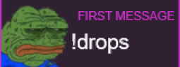 !drops emote