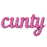 CUNTY emote