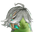 green cat