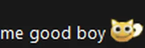 Goodboy emote