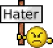 HATER emote