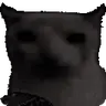 veryblackCat emote