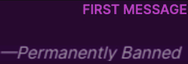 FirstTimeBan
