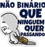 NAOBINARIOQUENINGUEMQUERPASSANDO emote