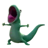 lizardCrazy emote