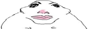 mogged emote