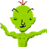 MOGGED emote
