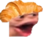 PogCroissant emote in 7TV